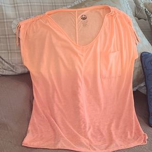 Tee Shirt, Te Verde - NYC, L, Sleeveless Scrunch